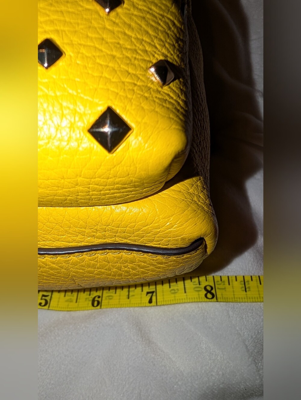 MICHAEL KORS ERIN SMALL CONVERTIBLE BACKPACK YELLOW EUC - Picture 15 of 15